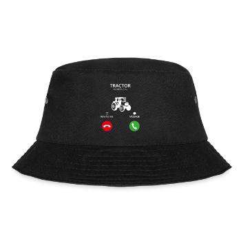 Call Mobile Call tractor tractor farmer - Bucket Hat - black - Front - Lela (165cm)