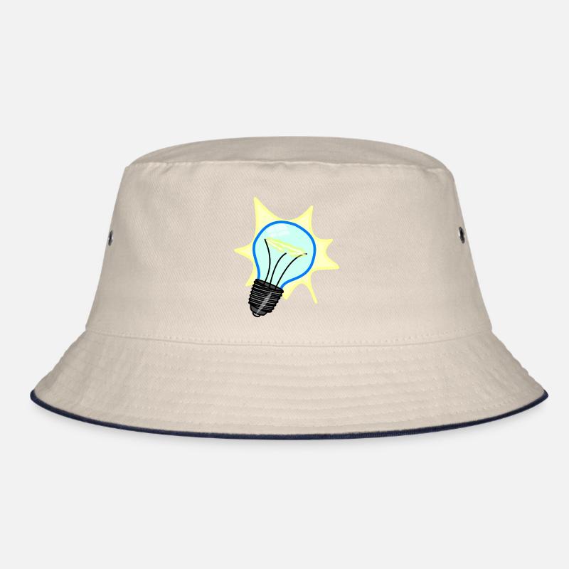 lightbulb light bulb gluehbirne gluehlampe lamp13 Bucket Hat