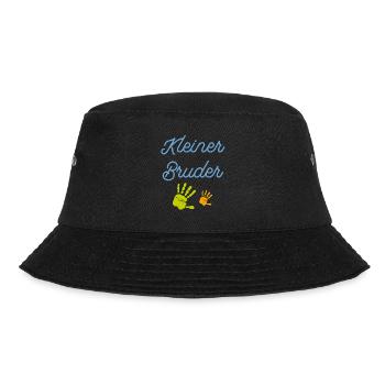 Kleiner Bruder T-Shirt - Bucket Hat - Schwarz - Vorne - Lela (165cm)