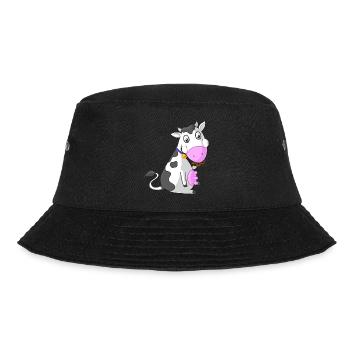Comic-grignotant vache - Bob - noir - Devant - Lela (165cm)