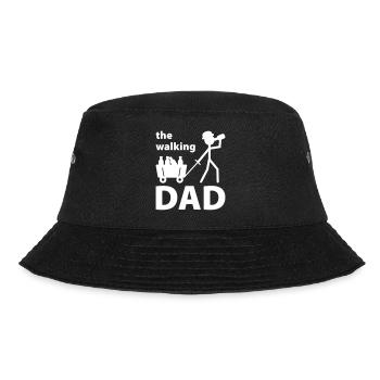 Walking Dad Vatertag - Bucket Hat - Schwarz - Vorne - Lela (165cm)