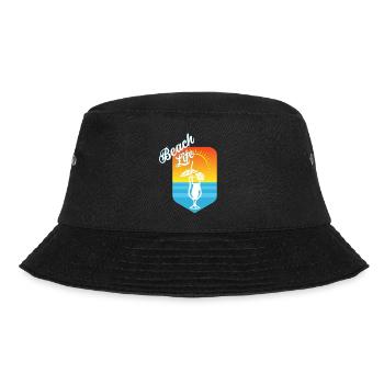 Strand - Bucket Hat - Schwarz - Vorne - Lela (165cm)