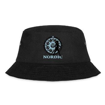 Nordic 2C - Farbwechsel - Bucket Hat - Schwarz - Vorne - Lela (165cm)