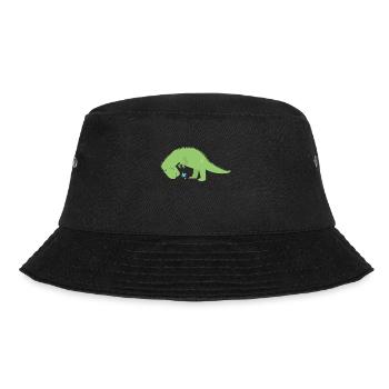 T-Rex - Bucket Hat - Schwarz - Vorne - Lela (165cm)