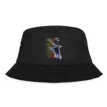 Escooter Electroroller E-Roller Raptor Bestseller - Bucket Hat - Schwarz - Vorne - Lela (165cm)