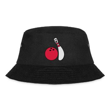 Cheeky Comic Bowling Pin - Bucket Hat - Schwarz - Vorne - Lela (165cm)
