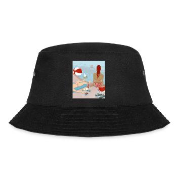 Summer - Bucket Hat - Schwarz - Vorne - Lela (165cm)