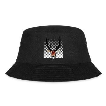 Hirsch - Bucket Hat - Schwarz - Vorne - Lela (165cm)