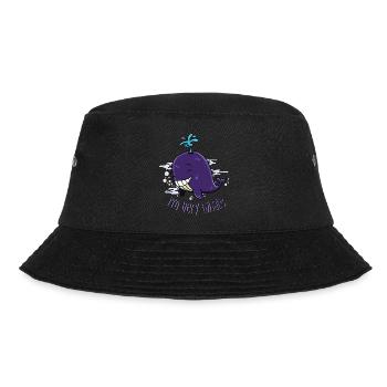 I'm very whale - Bucket Hat - black - Front - Lela (165cm)