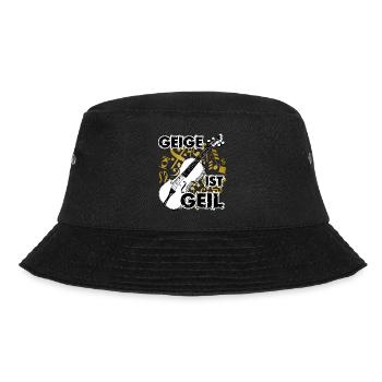 Geige ist geil - Bucket Hat - Schwarz - Vorne - Lela (165cm)
