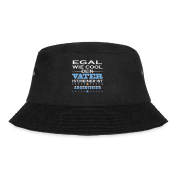 Egal wie cool vater geschenk ist Argentinien - Bucket Hat - Schwarz - Vorne - Lela (165cm)