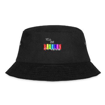 will nur spielen weiss - Bucket Hat - Schwarz - Vorne - Lela (165cm)