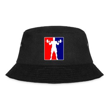 Bodybuilder Fitness Logo - Bucket Hat - black - Front - Lela (165cm)
