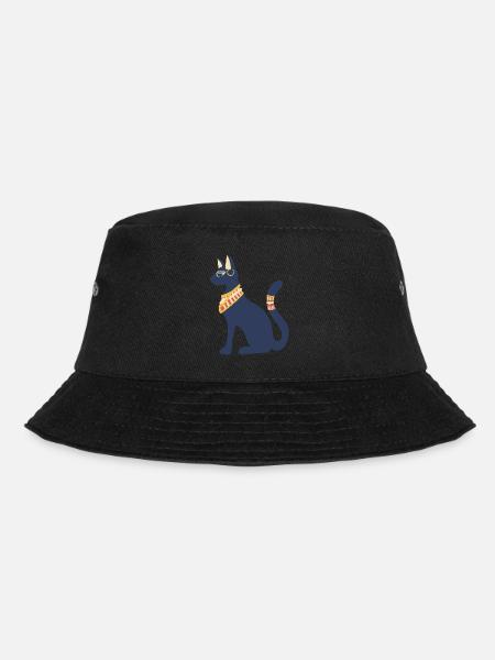 Göttin Bastet - Katze von Ägypten - Bucket Hat - Schwarz