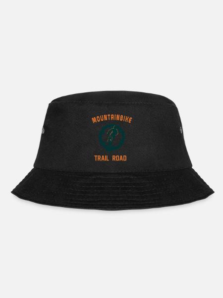 MTB, mountain bike, mountain bike, mountain biking - Bucket Hat - black