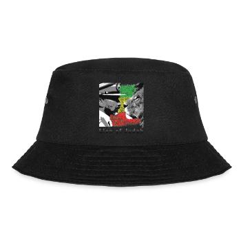 Lion of Judah Reggae Rasta - Bucket Hat - Schwarz - Vorne - Lela (165cm)