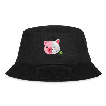 Ich sehe keinen Unterschied 1 - Bucket Hat - Schwarz - Vorne - Lela (165cm)