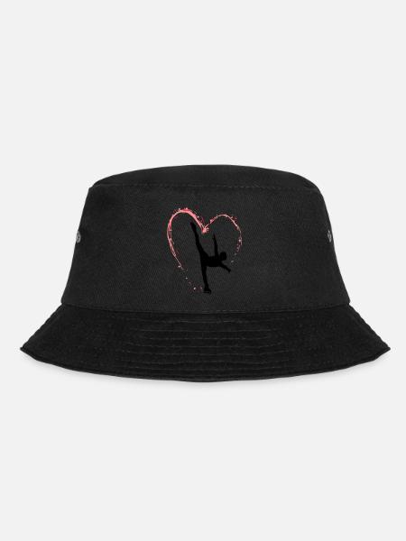 Heart skating - Bucket Hat - black
