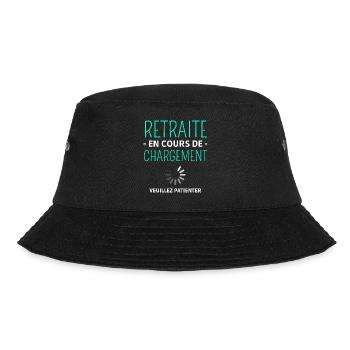 T shirt retraite chargement humour retraite cadeau - Bob - noir - Devant - Lela (165cm)