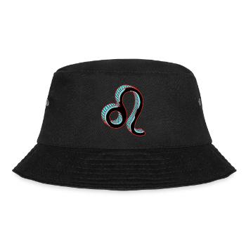 Leo zodiac sign design - Bucket Hat - black - Front - Lela (165cm)