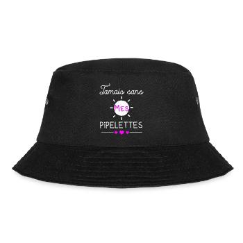 Jamais sans mes pipelettes cadeau provoque copine - Bob - noir - Devant - Lela (165cm)