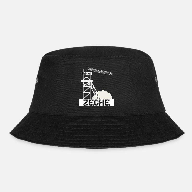 Ruhrpott Zeche - Bucket Hat - Schwarz