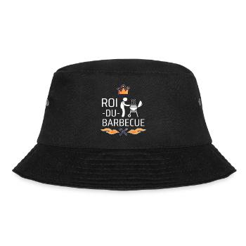 T shirt barbecue roi du barbecue humour cadeau. - Bob - noir - Devant - Lela (165cm)