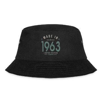made in 1963 anniversaire 59 ans cadeau humour - Bob - noir - Devant - Lela (165cm)