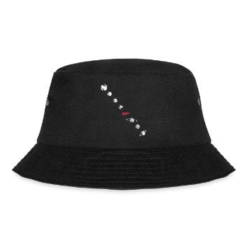 Tesla in Space Solar System SpaceX - Bucket Hat - black - Front - Lela (165cm)