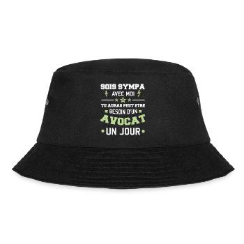 Sois sympa avec moi avocat. t shirt avocat - Bob - noir - Devant - Lela (165cm)
