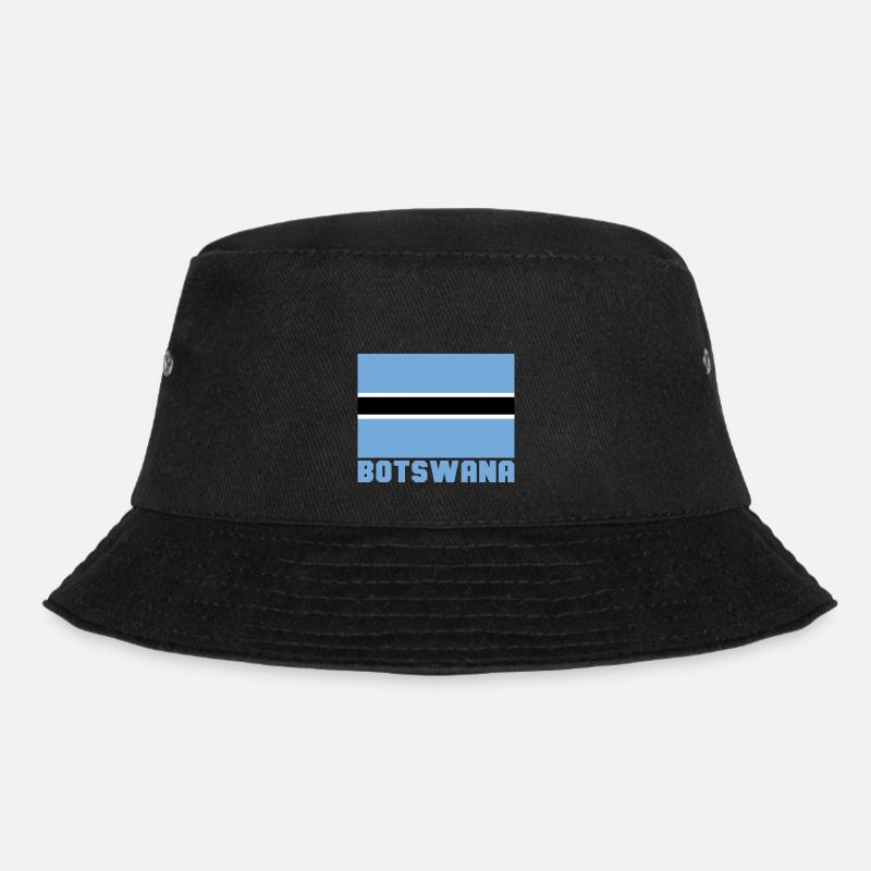 Botswana - Bucket Hat - Schwarz
