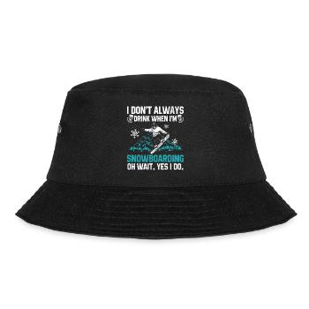 Snowboard - Bucket Hat - Schwarz - Vorne - Lela (165cm)