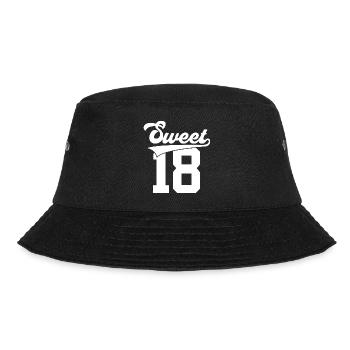 18TH BIRTHDAY SWEET 18 - Bucket Hat - black - Front - Lela (165cm)
