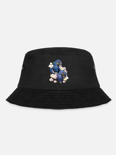 Hyazinth-Ara - Bucket Hat - Schwarz