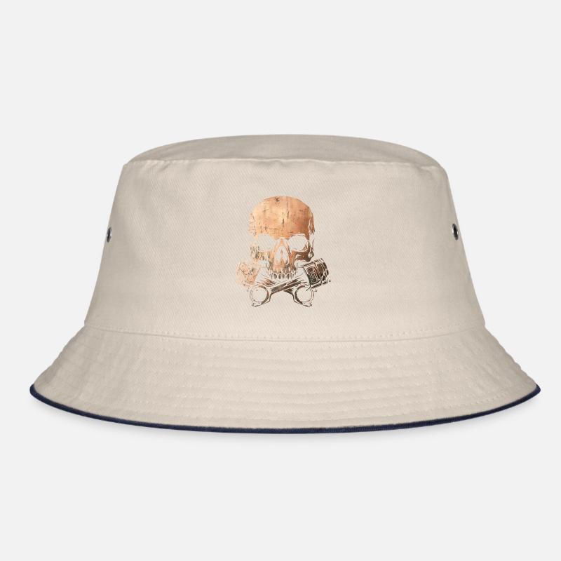Piston Skull - Screwdriver - Mechanic - Copper Bucket Hat