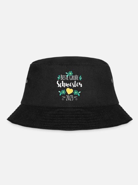 Beste Große Schwester 2023 - Bucket Hat - Schwarz