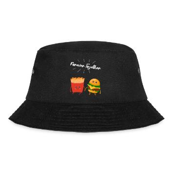 Burger & Fries Couple Cadeau pour les amateurs de frites - Bob - noir - Devant - Lela (165cm)