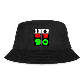 Oldometer 90. Geburtstag - Bucket Hat - Schwarz - Vorne - Lela (165cm)