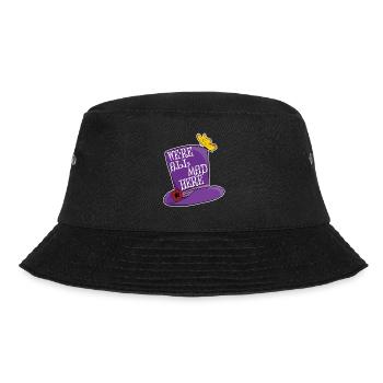 We're All Mad Here - Mad Hatter Top Hat - Bucket Hat - black - Front - Lela (165cm)