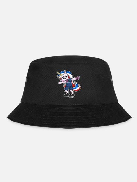 Supporter World Cup Frankreich Fußballmannschaft - Bucket Hat - Schwarz