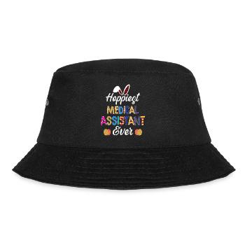 Hopfigste medizinische Assistentin aller Zeiten Krankenschwester Ostern - Bucket Hat - Schwarz - Vorne - Lela (165cm)