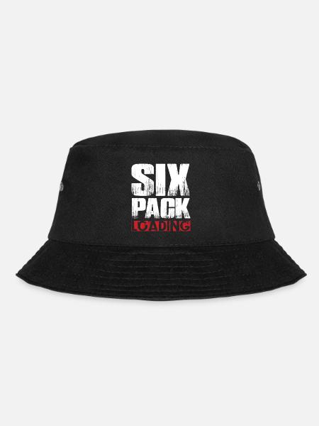 Six Pack Loading Dunkel coole shirts ch / at - Bucket Hat - Schwarz
