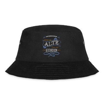women lieben power zitat oma beziehung - Bucket Hat - Schwarz - Vorne - Lela (165cm)