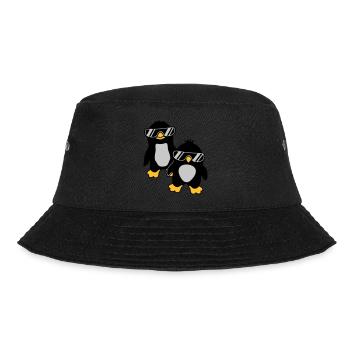 Pinguine Crew 2 Freunde - Bucket Hat - Schwarz - Vorne - Lela (165cm)