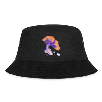 Fish. Elegant under water - Bucket Hat - black - Front - Lela (165cm)