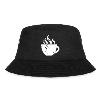 coffee coffee mug retro vintage café icon icon - Bucket Hat - black - Front - Lela (165cm)