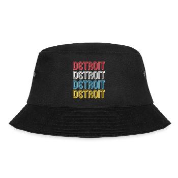 Detroit - Bucket Hat - black - Front - Lela (165cm)
