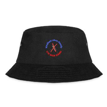 Kindheit ohne Handy 2 - Bucket Hat - Schwarz - Vorne - Lela (165cm)