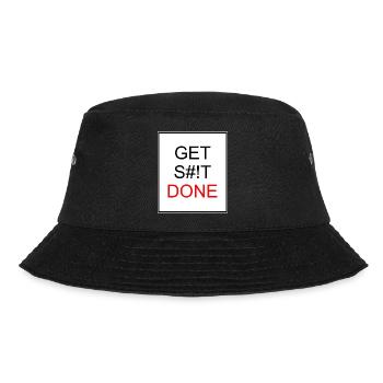 GET S#!T DONE - Bucket Hat - Schwarz - Vorne - Lela (165cm)