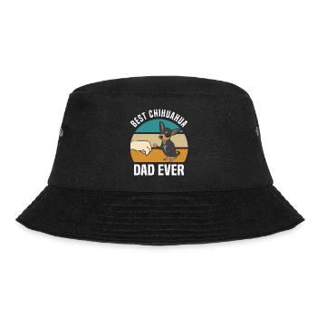 Chihuahua Lovers | Vegan Vegan Dogs - Bucket Hat - black - Front - Lela (165cm)